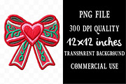 Crochet Valentine Coquette Bow, an Illustration by Designking (Thumbnail 4 of 5)