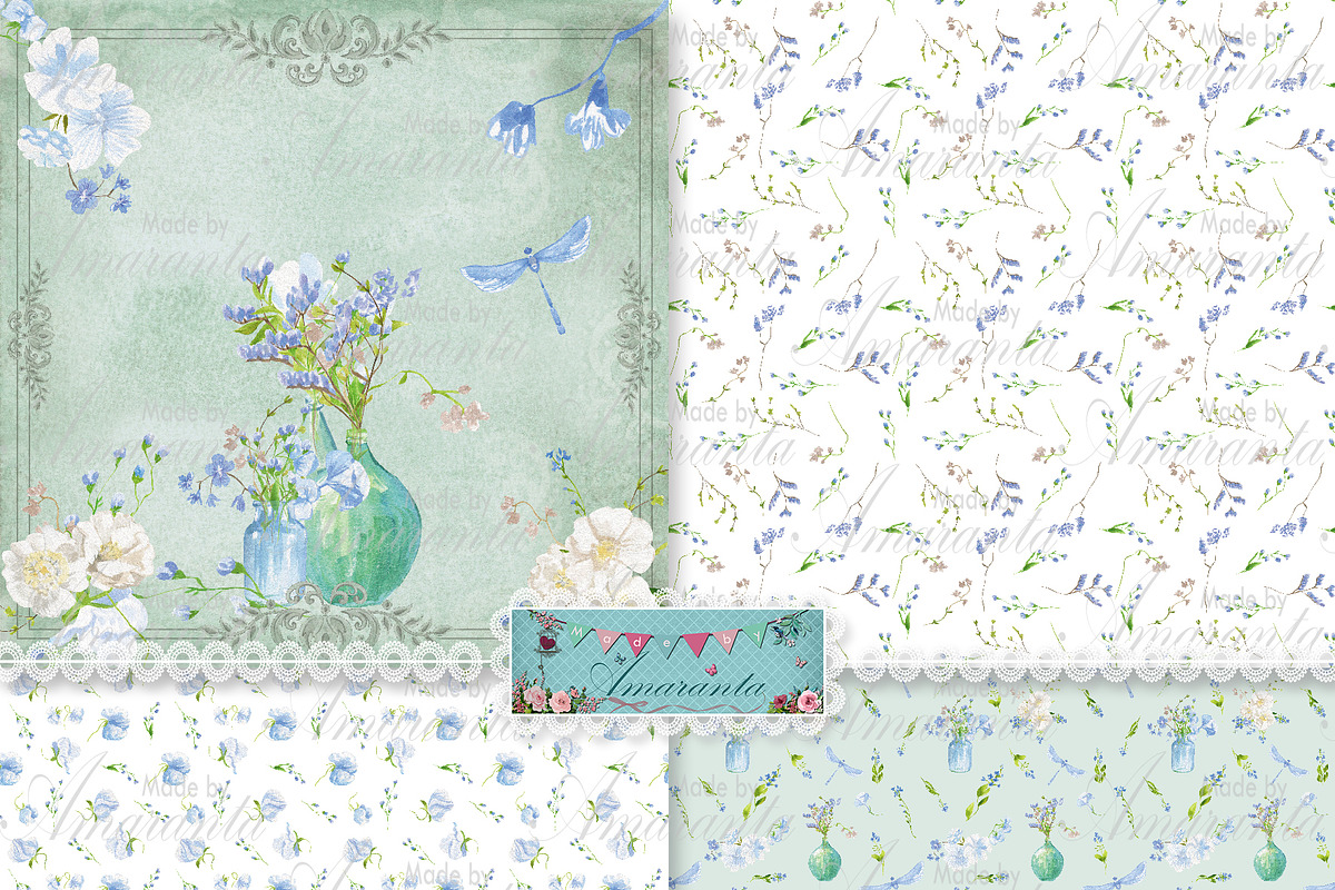 À la française - Scenes and Patterns, a Pattern Graphic by MadeByAmaranta (Photo 2 of 5)
