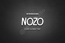 Nozo - Refined Serif Typeface for Lu