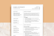 Professional Resume Template Pack, a Resume Template by VictoriousVita (Thumbnail 1 of 8)