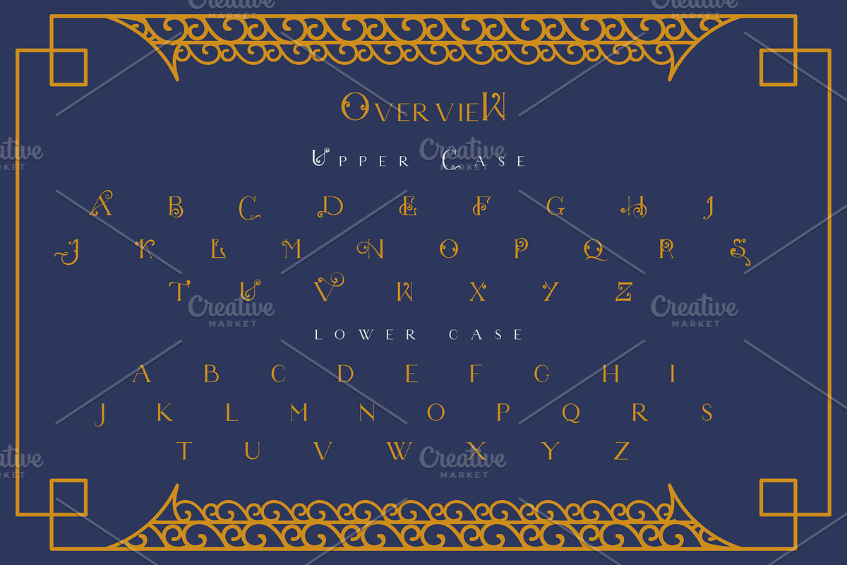 Black Hawk Font + Extra Ornaments ^^ preview 6