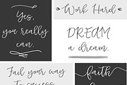 Duckbite Font Family, a Script Font by Angie Makes (Thumbnail 10 of 11)