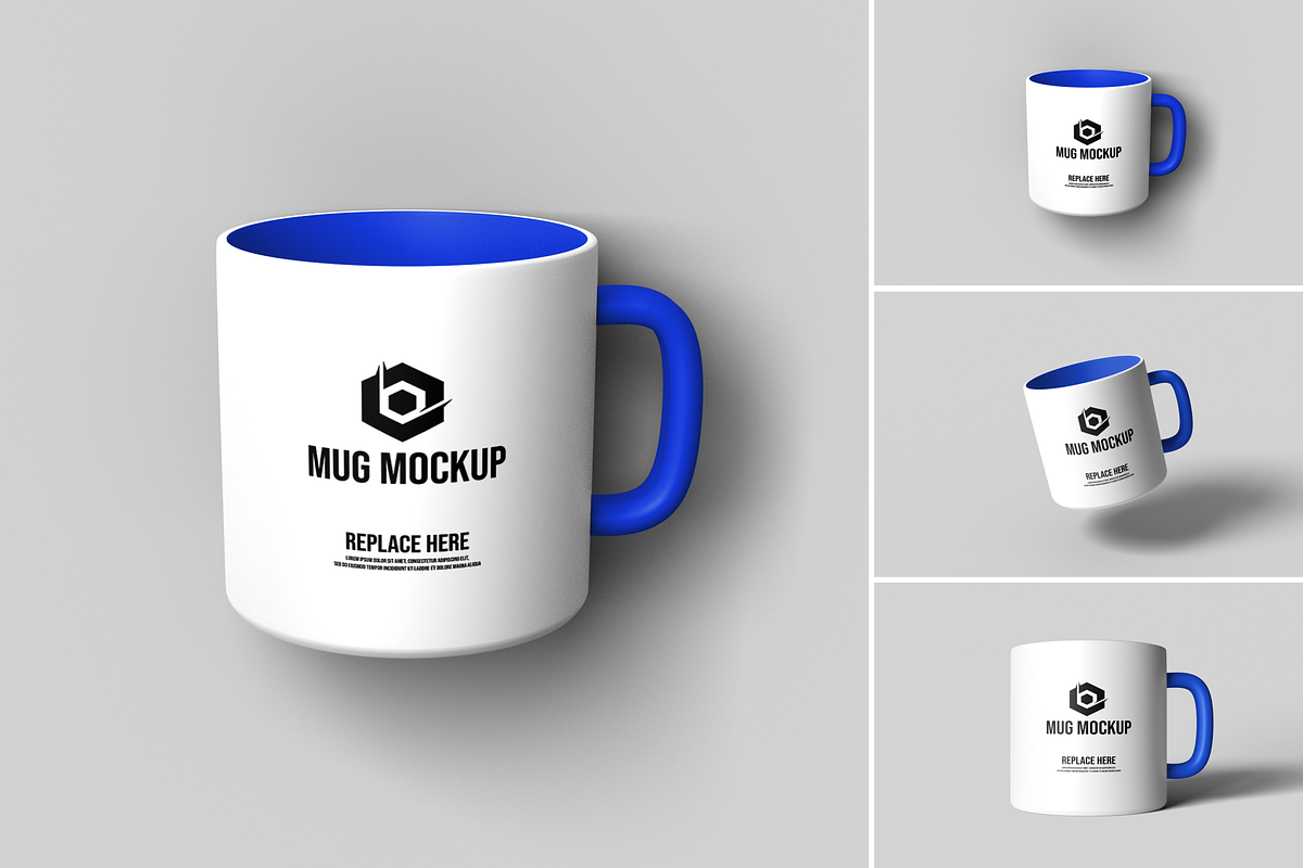 3 Mug Mockup Sets, a Cups & Container Mockup by LOGTURNAL (Photo 1 of 4)
