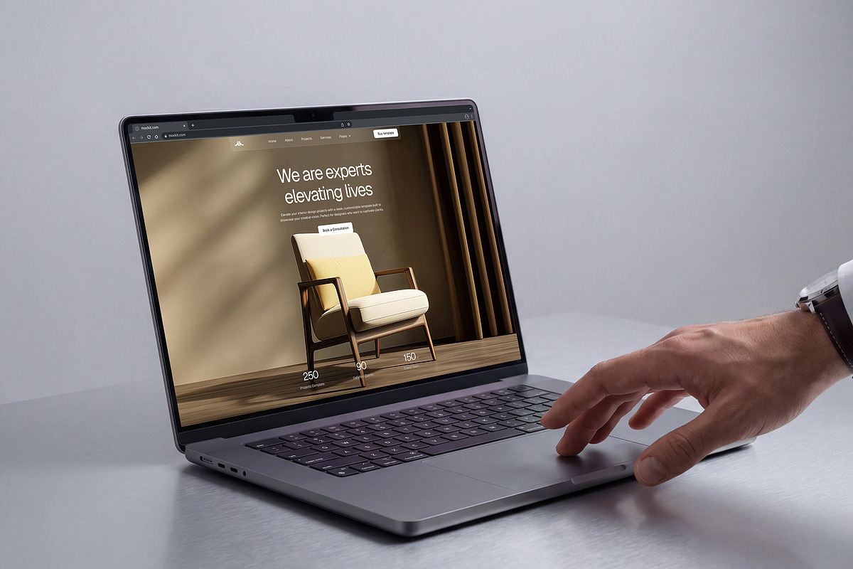 MacBook Screen Presentation Mockups, a Mac Mockup by Dikarte.Store (Photo 5 of 17)