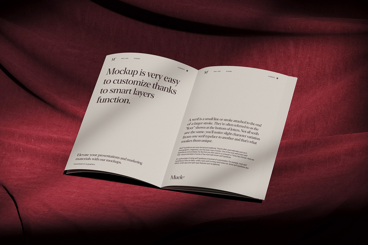 Muele, Branding Mockups, US, a Books & Magazine Mockup by ls.graphics (Photo 6 of 10)