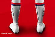 Women's Soccer Kit Mockup - Back, a Shirt Mockup by thedesignshark (Thumbnail 6 of 10)
