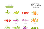 Veggies Illustrations, a Food Illustration by StudioPhoto (Thumbnail 6 of 10)