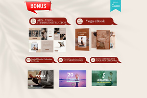 Yoga Bundle - Social Media Templates