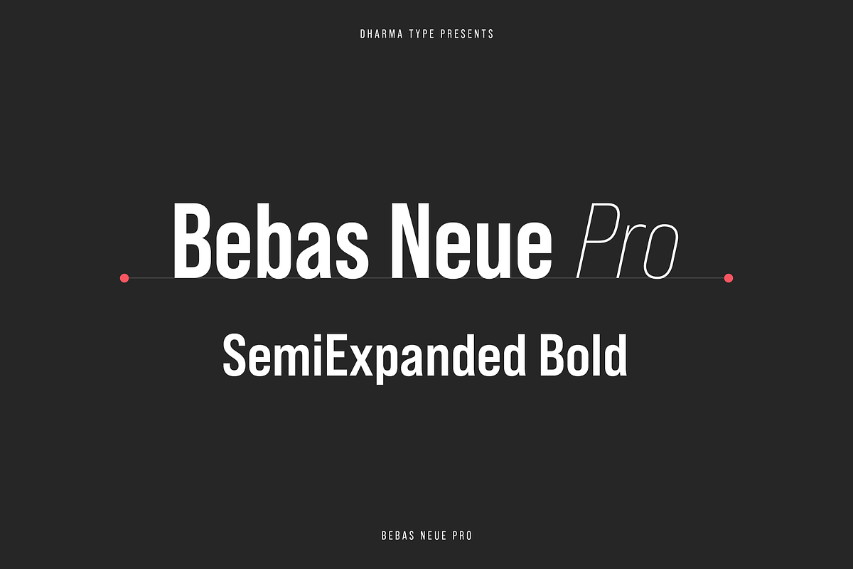 Bebas Neue Pro - SmE Bold