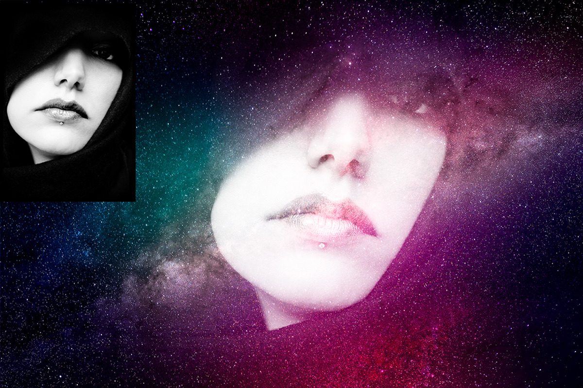 Night Sky Background Overlays, an Action Add-On by PhotoSpirit (Photo 6 of 12)