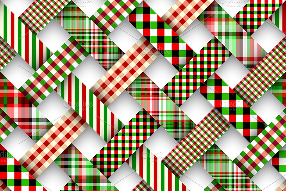10 seamless Christmas patterns!, a Pattern Graphic by tkdesign (Photo 5 of 9)