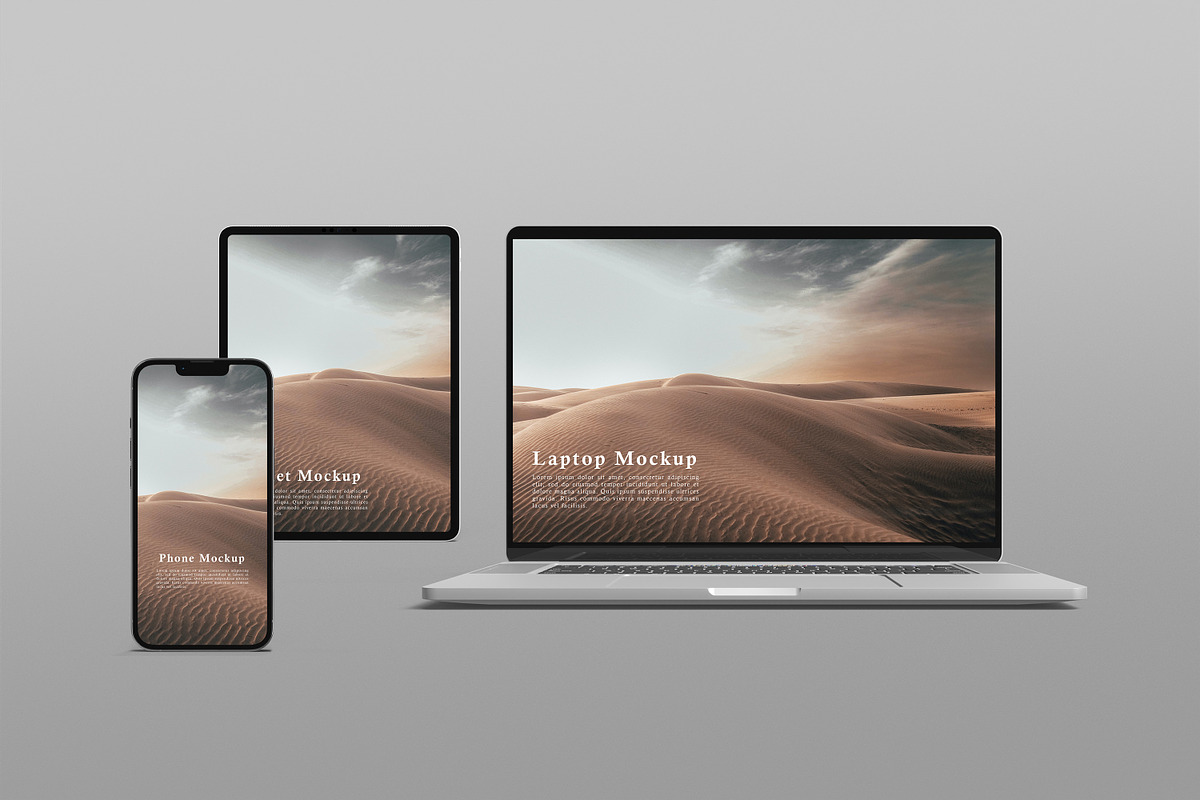 Multi Device Mockup, a Device Mockup by mahremdesign (Photo 7 of 12)