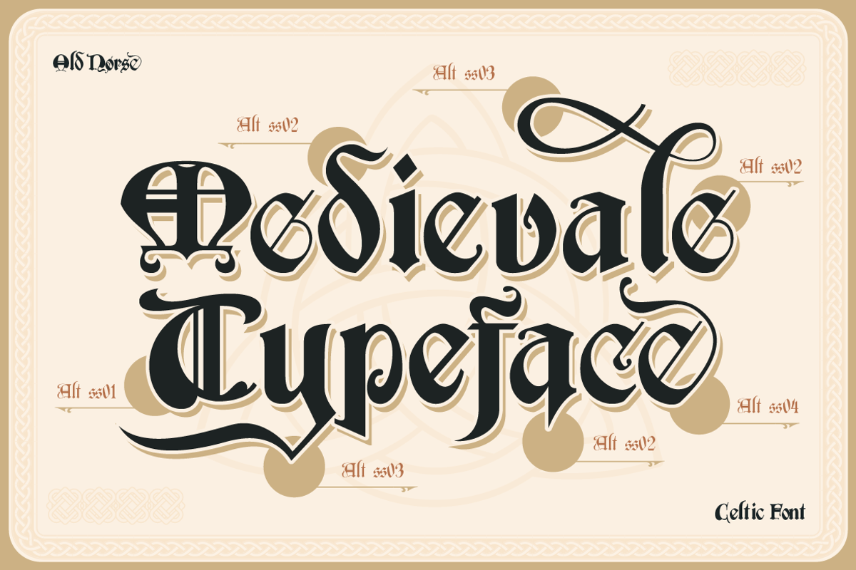 Old Norse, a Serif Font by Burntilldead (Photo 7 of 12)