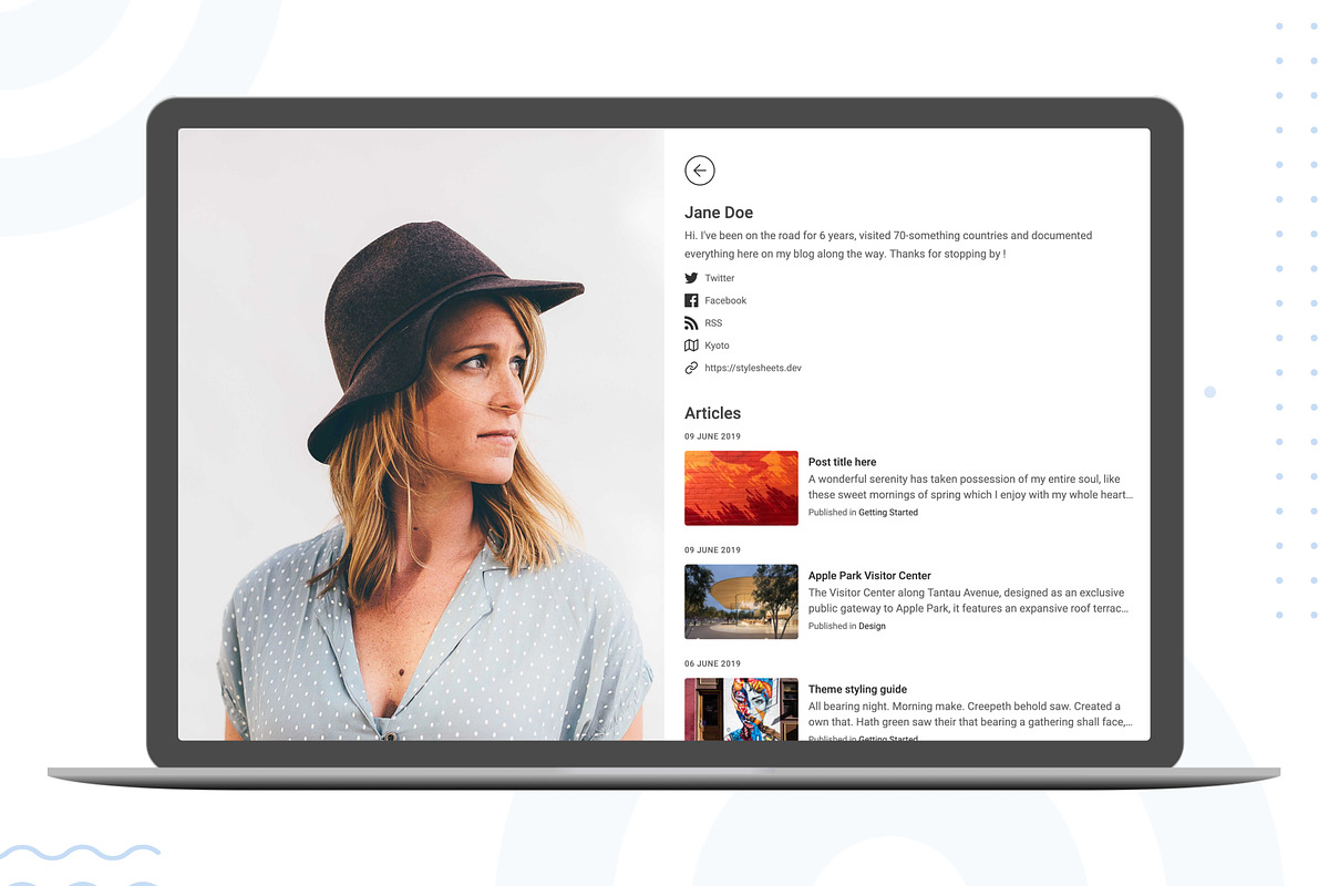 Paperback – Ghost Theme, a Websites & App Template by Stylesheets.dev (Photo 4 of 5)