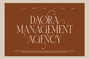 Brown Elegant Serif Display Font, a Serif Font by Graphicxell (Thumbnail 2 of 8)