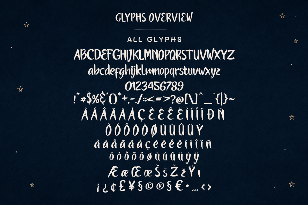 The Moon, a Handwritten Font by ShowUp! Studio (Photo 4 of 11)