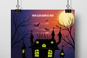 Halloween Party Flyer Layout, a Flyer Template by MightyDesign (Thumbnail 2 of 6)