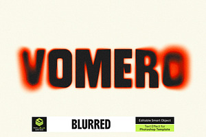 Blurred Text Effect, a Layer Style Add-On by dokudokunomi