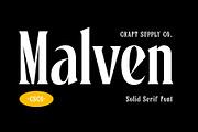 Malven - Solid Serif Font, a Serif Font by Craft Supply Co. (Thumbnail 1 of 12)