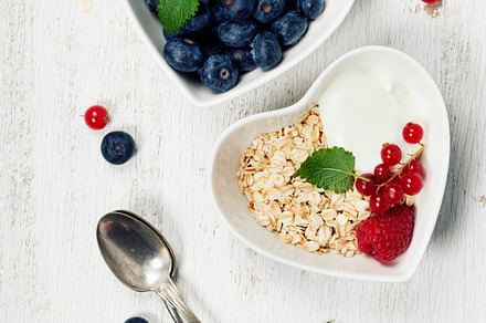 Healthy breakfast featuring chia, seed, and food, a Food & Drink Photo by Natalia Klenova's Shop