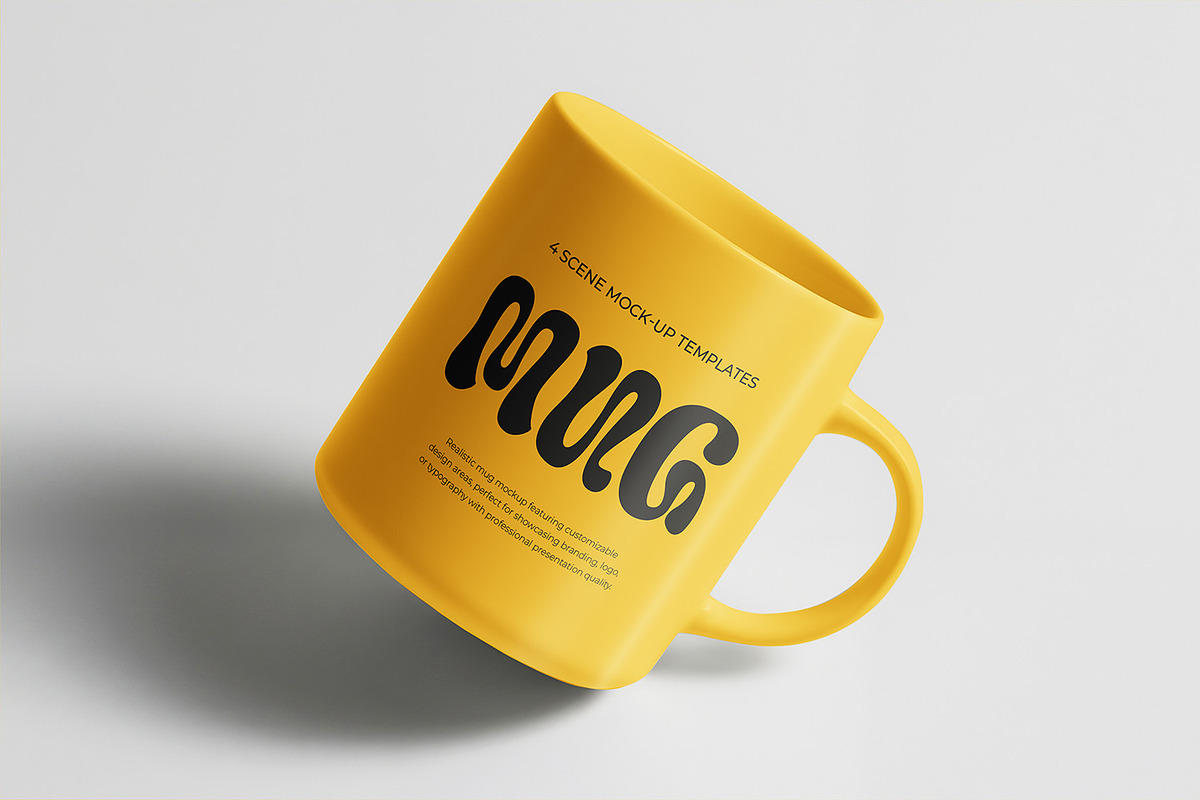 High Quality Mug Mockup, a Cups & Container Mockup by Nathatype (Photo 4 of 9)