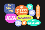 KARN - Display Typeface & Dingbats, a Sans Serif Font by Typebae (Thumbnail 7 of 10)