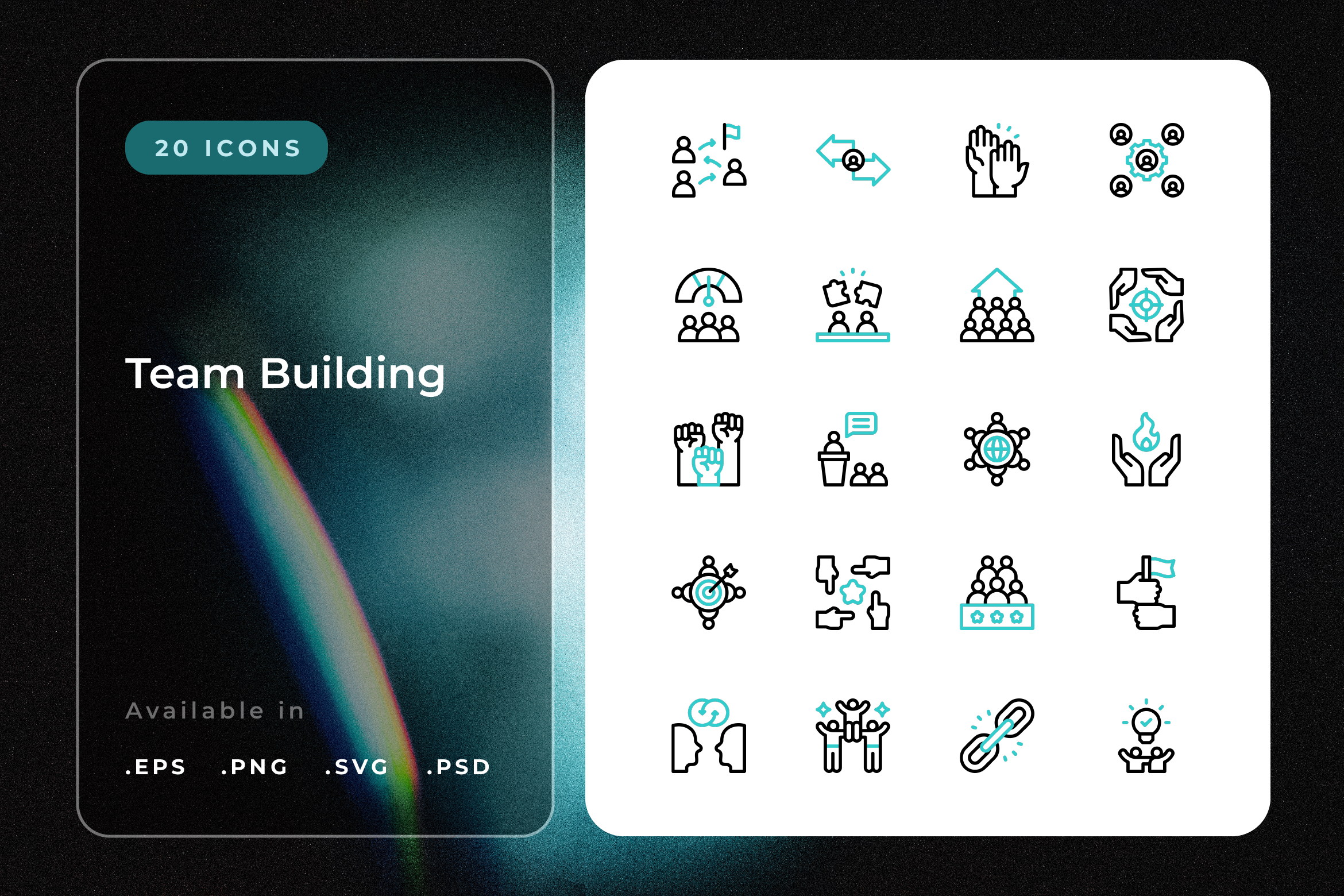 Team Building Icons, an Icon by Wencory