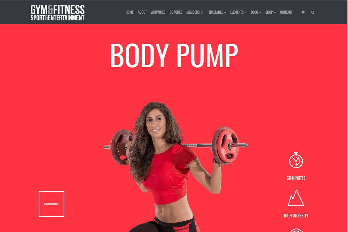 Gym & Fitness WordPress Theme, a WordPress Template by Visualmodo (Photo 20 of 25)