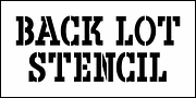 Back Lot Stencil JNL, a Font by Jeff Levine Fonts (Thumbnail 2 of 5)