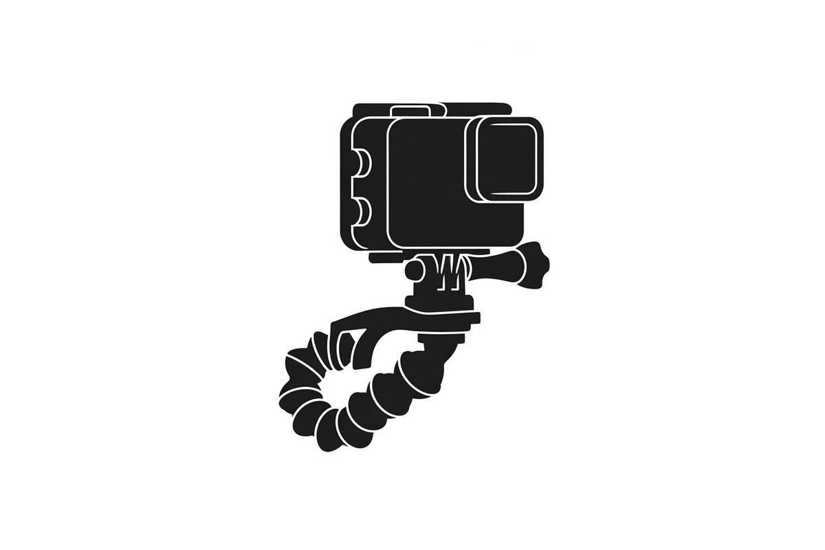60 Action Camera Silhouette Icon, an Illustration by Artivon (Photo 46 of 61)