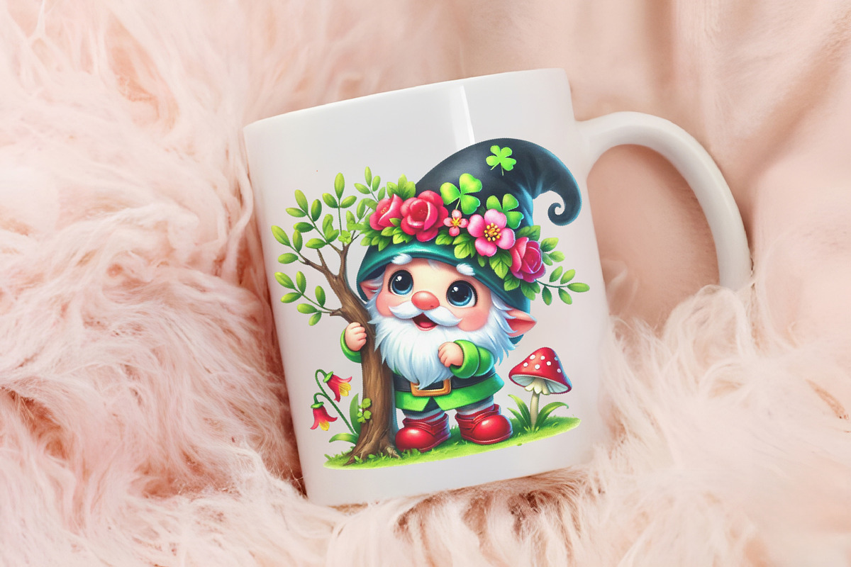 St. Patrick's Day Cute Gnome Sublima, an Illustration by RobertsArt (Photo 4 of 7)