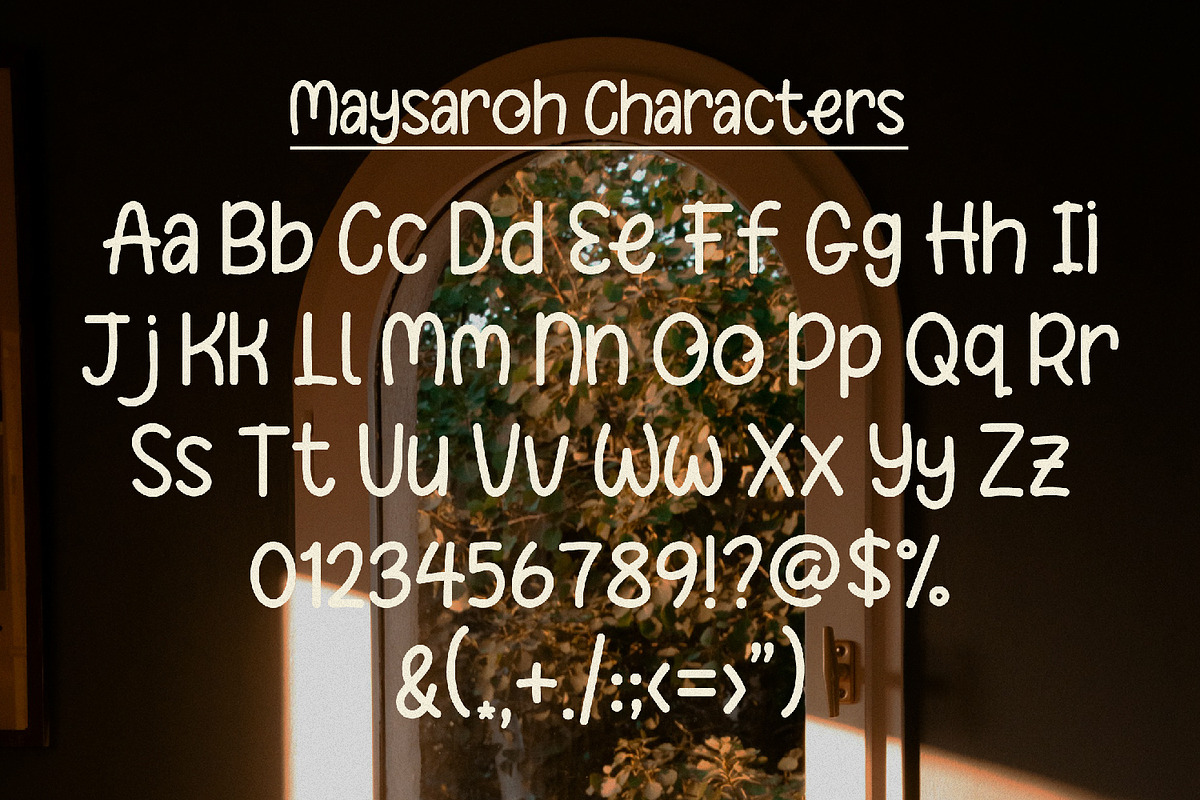 Maysaroh - Handwritten Font, a Handwritten Font by Alolieli Studio (Photo 5 of 10)
