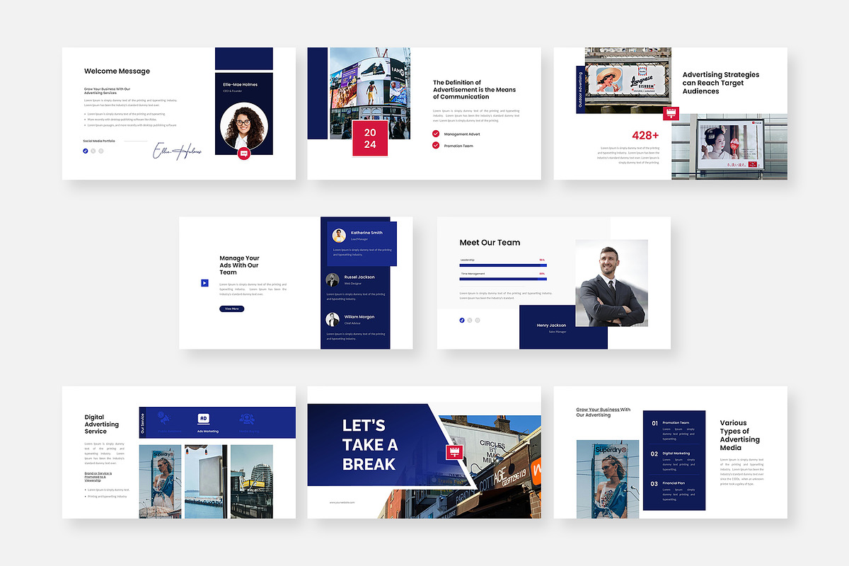 Advertising &Marketing Google Slides, a Presentation Template by Premast (Photo 2 of 3)
