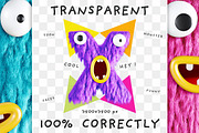 Friendly Monster SVG & PNG Fonts, a Sans Serif Font by TVartworks (Thumbnail 5 of 18)