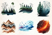 Camping Mode Brushstroke Sublimation, an Illustration by Libby Wishes (Thumbnail 4 of 12)