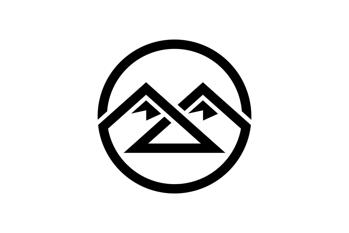 Letter M Mountain Line Art Logo, a Branding & Logo Template by Buqancreative (Photo 2 of 2)