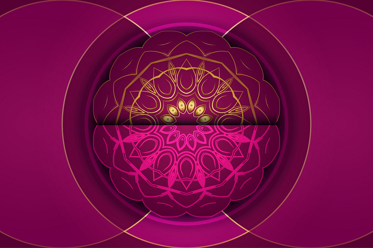 Mandala Luxury Ethnic Vector Bundle, a Background Graphic by NJ Himel (Photo 83 of 93)