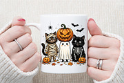Funny Halloween Png Spooky Cat Png, a Work Illustration by Sublimation Artist (Thumbnail 7 of 9)
