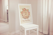 Watercolor Floral home. Cozy flowers, a Texture Illustration by antuanetto (Thumbnail 10 of 12)