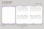 Printable Planner Set with Crystals, a Stationery Template by Olga Alexeenko (Thumbnail 7 of 10)