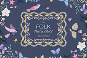 Pastel Celestial Modern FOLK art, a Decorative Illustration by SunnyAfternoons (Thumbnail 1 of 18)