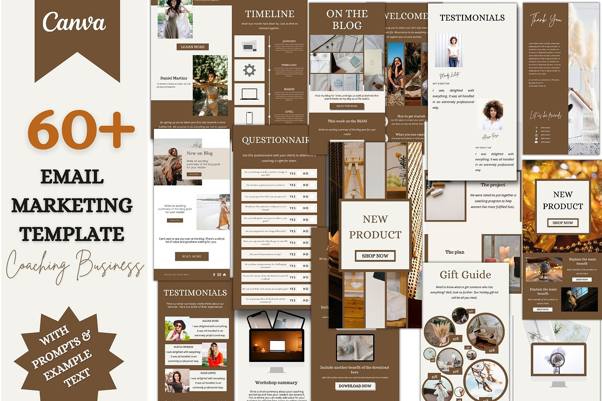 Email Marketing Newsletter template, a Product Mockup by Millennials Marketing (Photo 1 of 9)