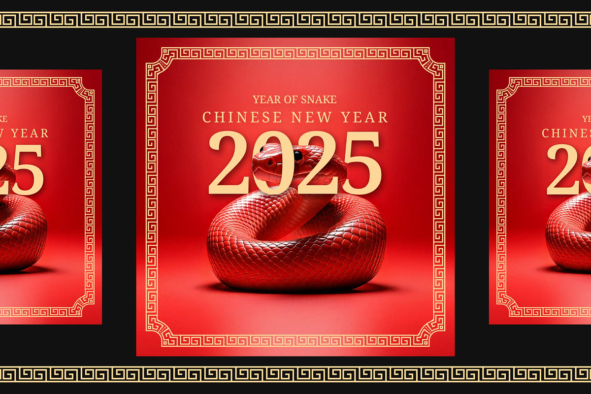 Chinese New Year 2025, a Social Media Template by Dimatra Store (Photo 1 of 2)