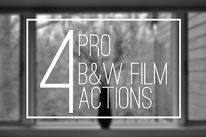 5 B&W Pro Film Actions