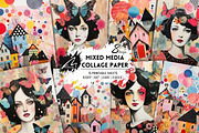 Doodle Junk Journal Pages, Collage, a Decorative Illustration by Digital Art Mahdiseño (Thumbnail 1 of 10)