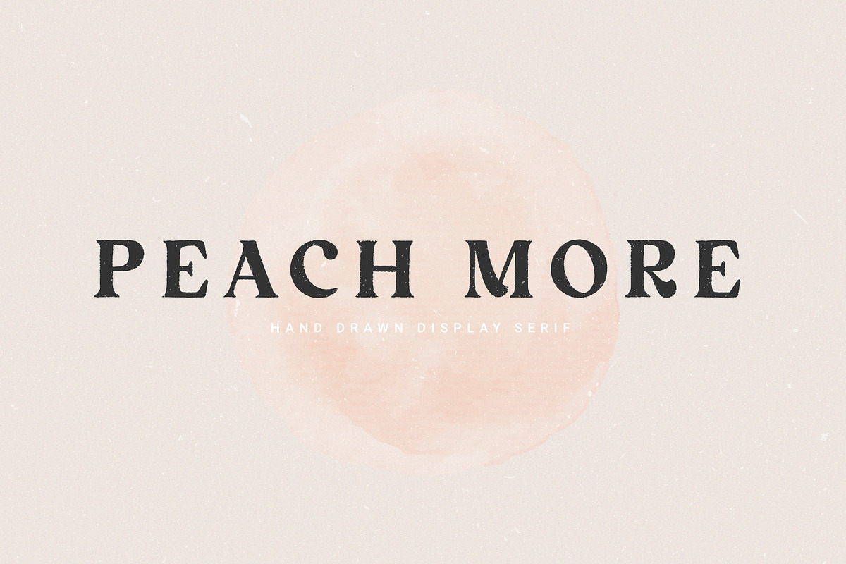 Peach More, a Serif Font by Prioritype Co (Photo 1 of 11)