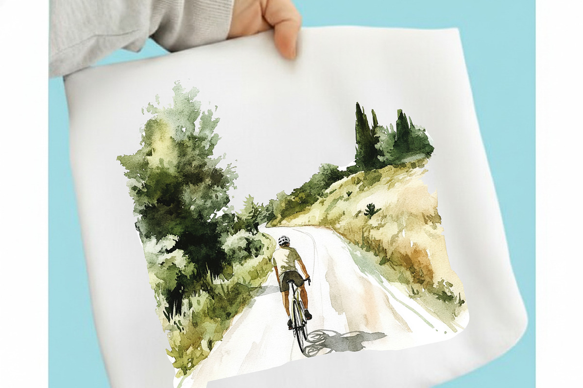 Summer Bicycling Set Clipart, an Illustration by designcity5 (Photo 4 of 5)
