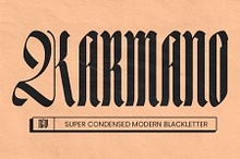 Karmano - Condensed Blackletter Font