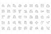 Talking and Speaking Icon Set, an Outline Icon by Prosymbols (Thumbnail 4 of 5)