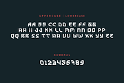 Trabes - Techno Font, a Sans Serif Font by QR Design Studio (Thumbnail 3 of 9)